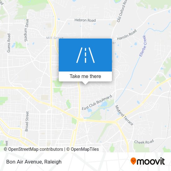 Mapa de Bon Air Avenue