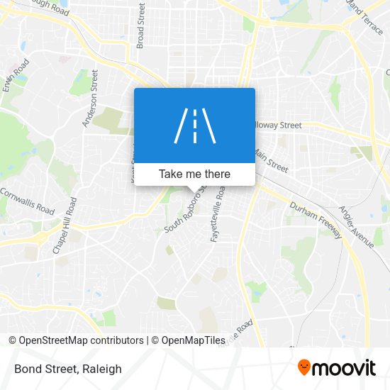 Mapa de Bond Street