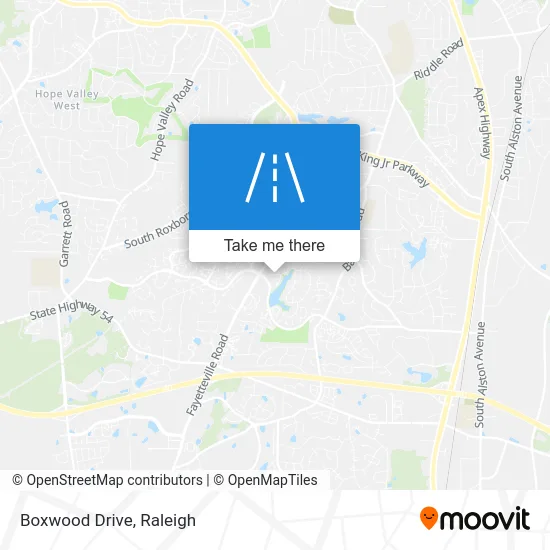 Boxwood Drive map