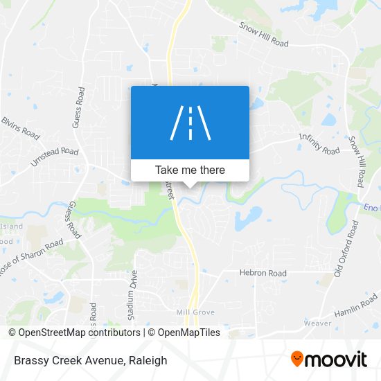 Mapa de Brassy Creek Avenue