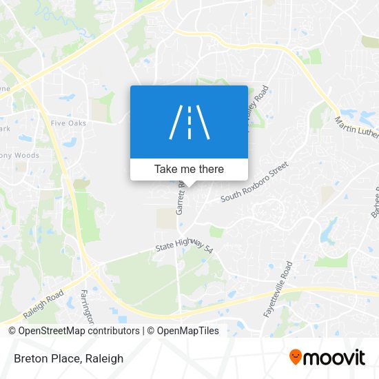 Mapa de Breton Place