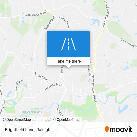 Mapa de Brightfield Lane