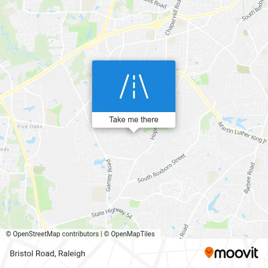 Bristol Road map