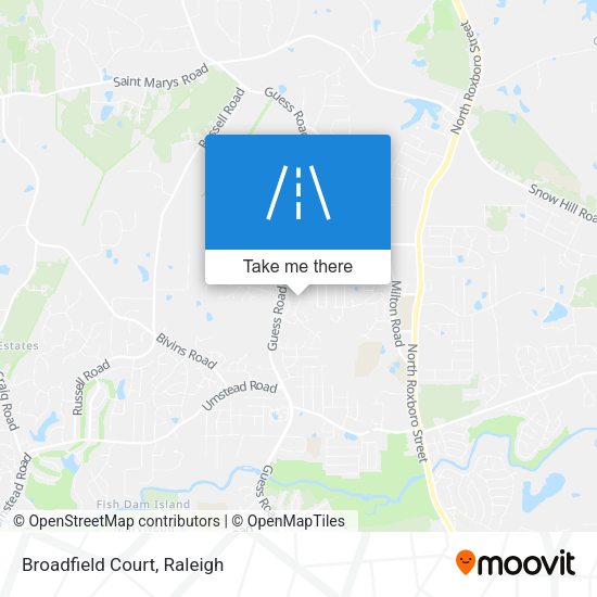 Mapa de Broadfield Court