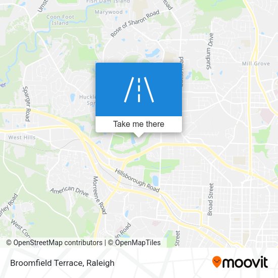 Broomfield Terrace map