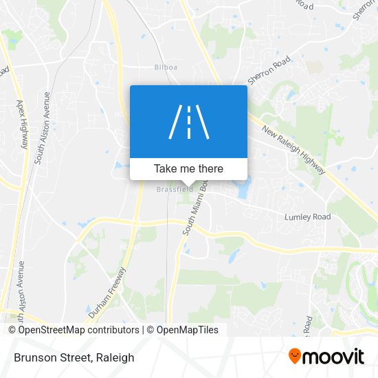 Mapa de Brunson Street