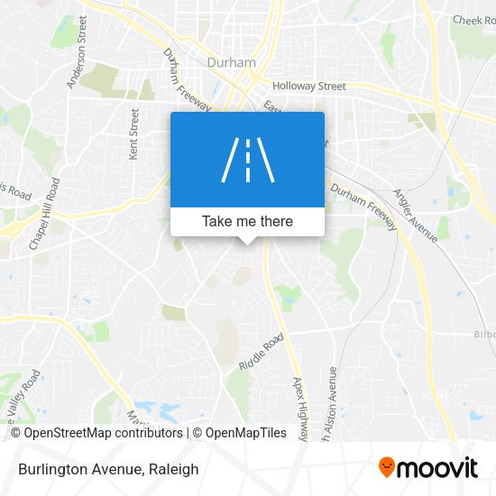 Mapa de Burlington Avenue