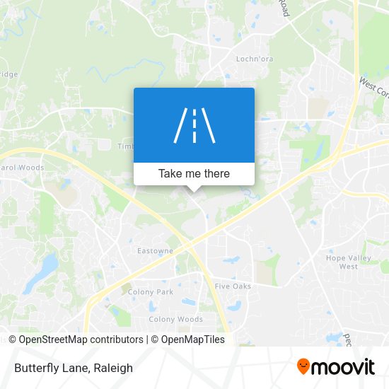 Mapa de Butterfly Lane