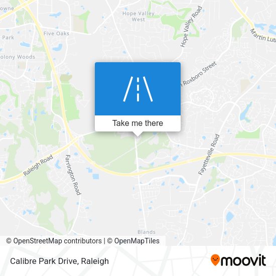 Mapa de Calibre Park Drive