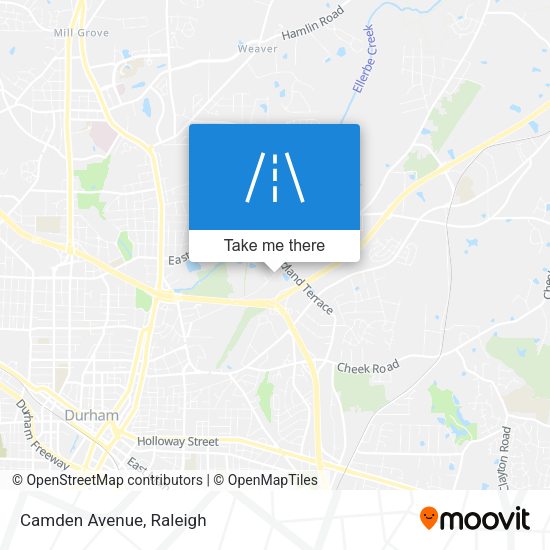 Mapa de Camden Avenue