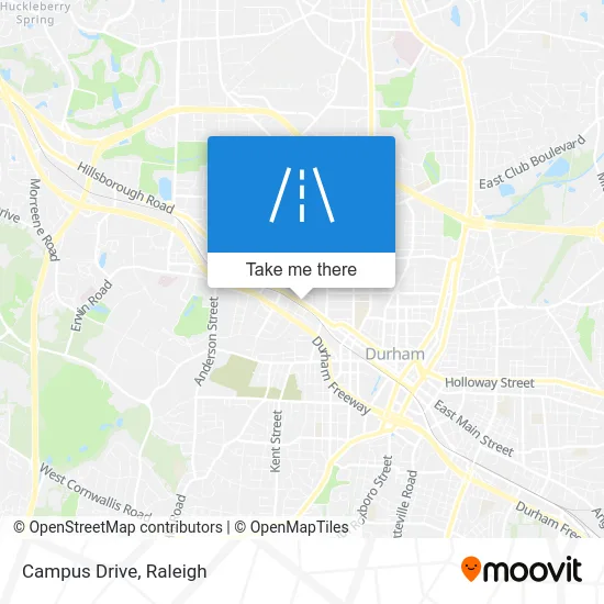 Campus Drive map