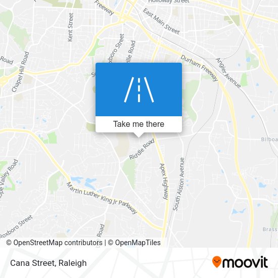 Mapa de Cana Street