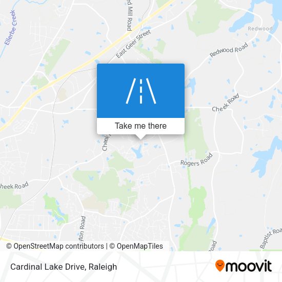 Mapa de Cardinal Lake Drive