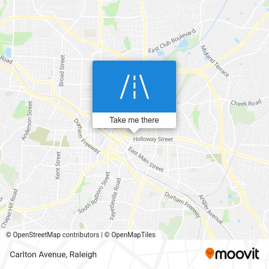 Mapa de Carlton Avenue