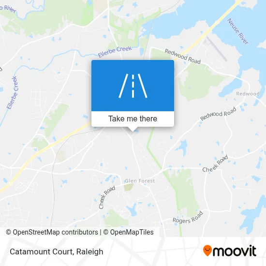 Catamount Court map