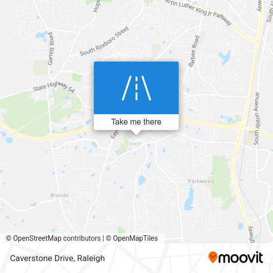 Mapa de Caverstone Drive