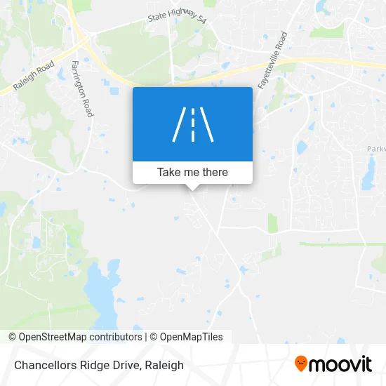 Chancellors Ridge Drive map