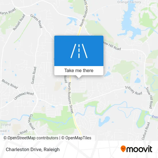 Charleston Drive map