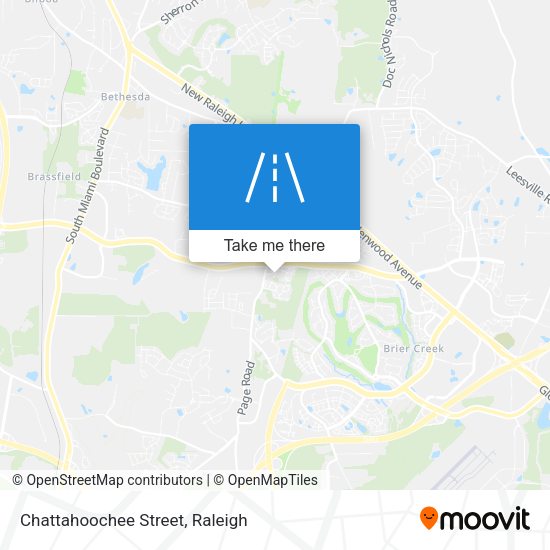 Mapa de Chattahoochee Street