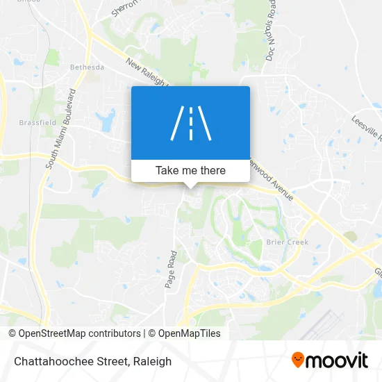 Chattahoochee Street map