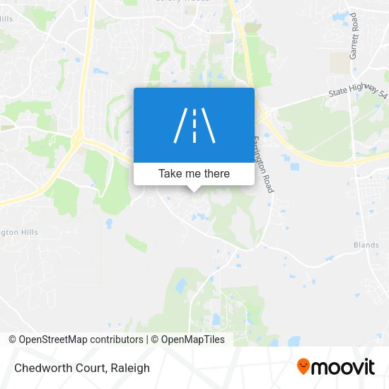 Mapa de Chedworth Court