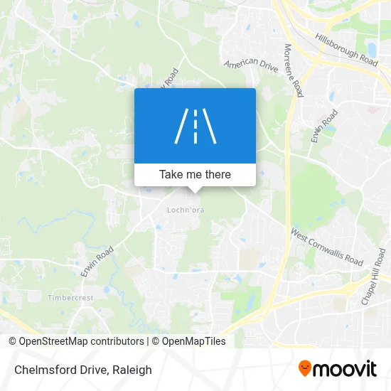 Chelmsford Drive map