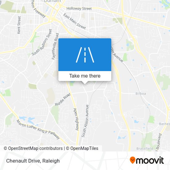 Mapa de Chenault Drive