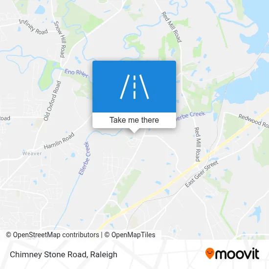 Chimney Stone Road map