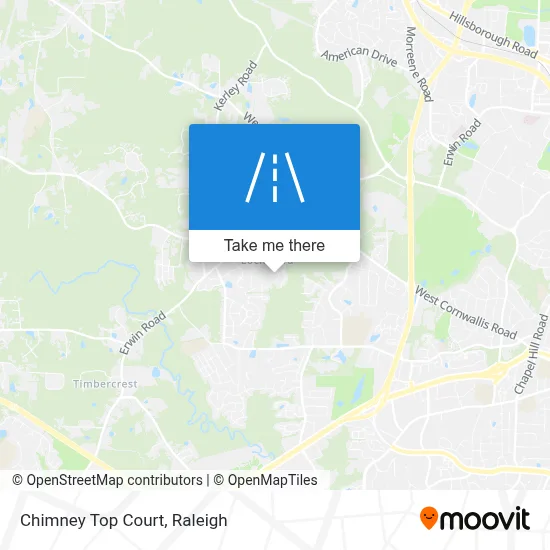 Chimney Top Court map