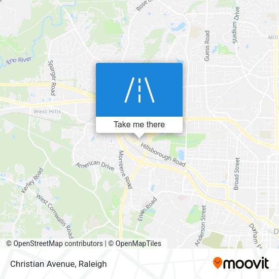 Mapa de Christian Avenue