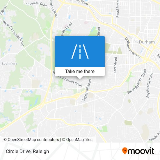 Mapa de Circle Drive