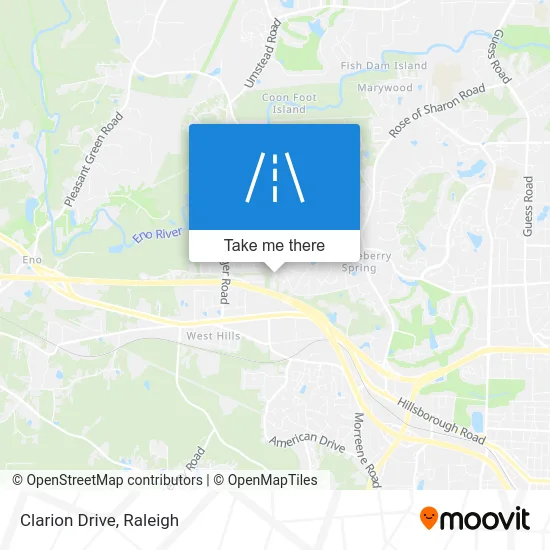 Clarion Drive map