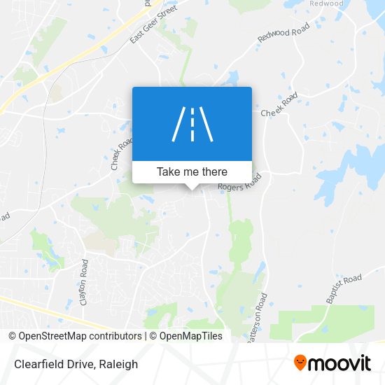 Mapa de Clearfield Drive