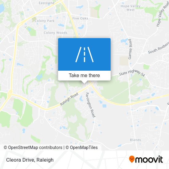 Mapa de Cleora Drive
