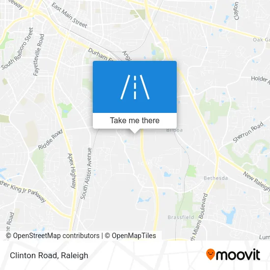 Clinton Road map