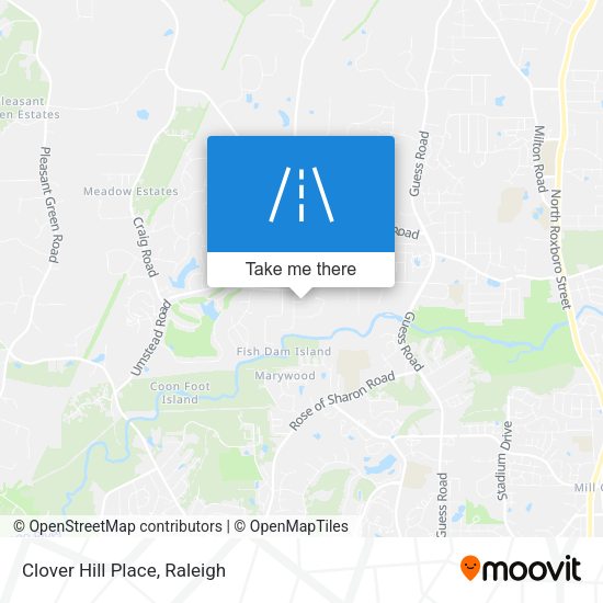 Mapa de Clover Hill Place