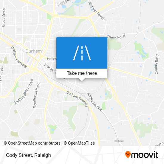 Cody Street map