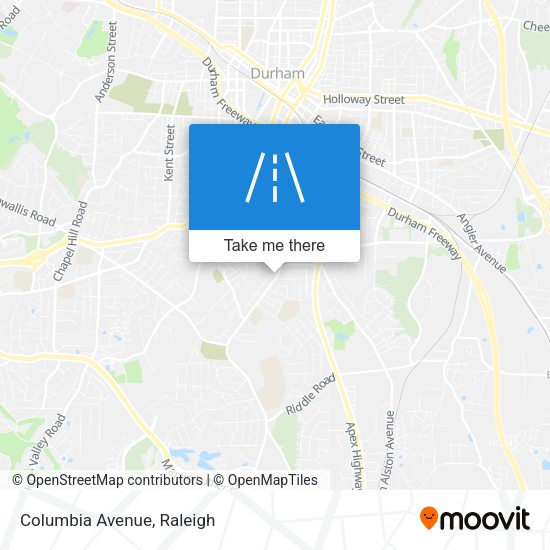 Mapa de Columbia Avenue