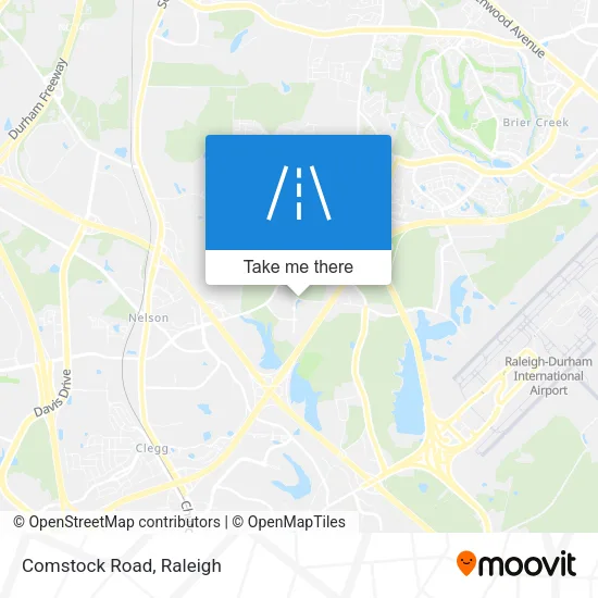 Comstock Road map