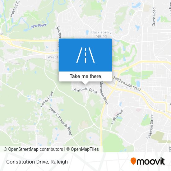 Mapa de Constitution Drive