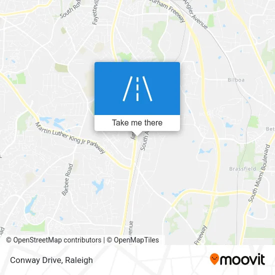 Conway Drive map