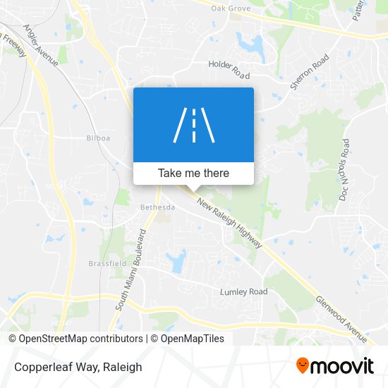 Mapa de Copperleaf Way