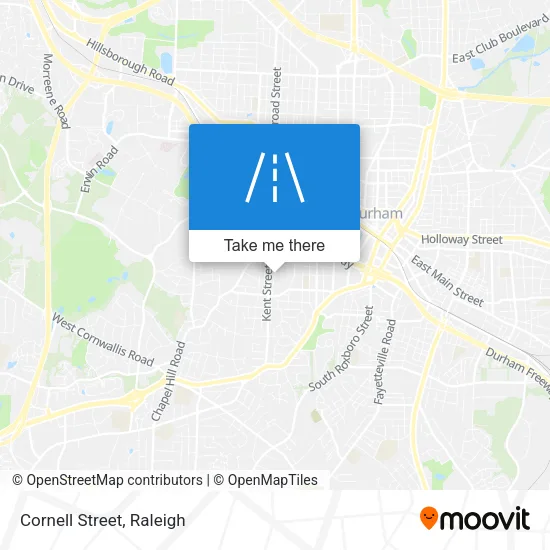 Cornell Street map