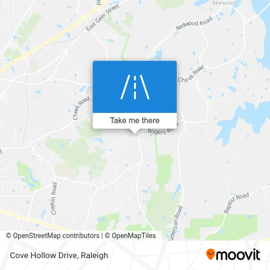 Cove Hollow Drive map