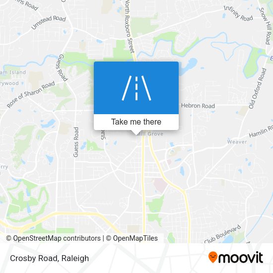 Mapa de Crosby Road
