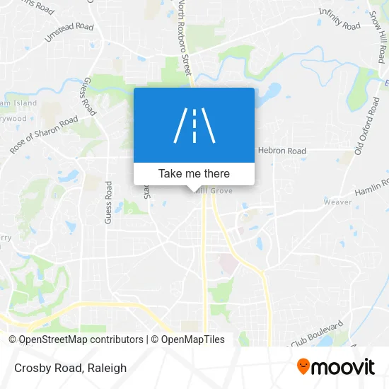 Crosby Road map