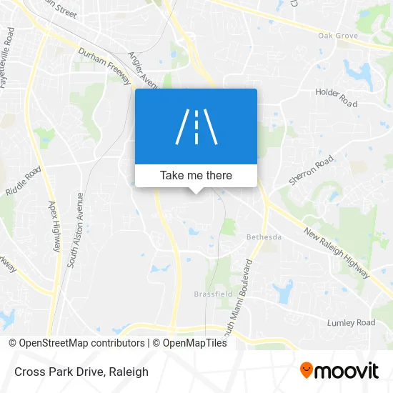 Cross Park Drive map