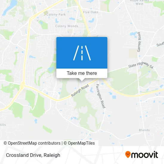 Crossland Drive map