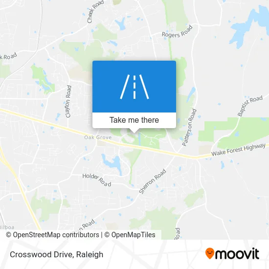 Crosswood Drive map
