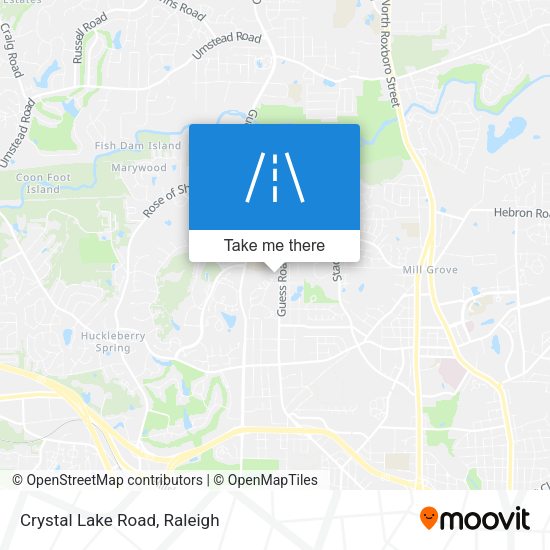 Mapa de Crystal Lake Road